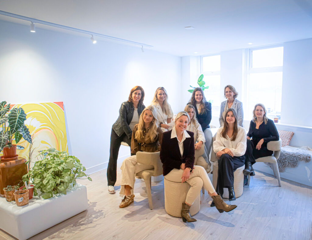 het team van mevrouw vastgoed makelaardij