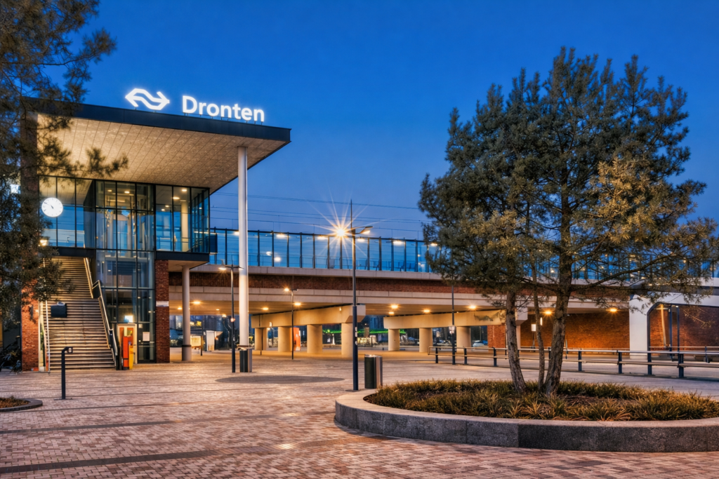 dronten station een plek met goede verbinding naar grote steden
